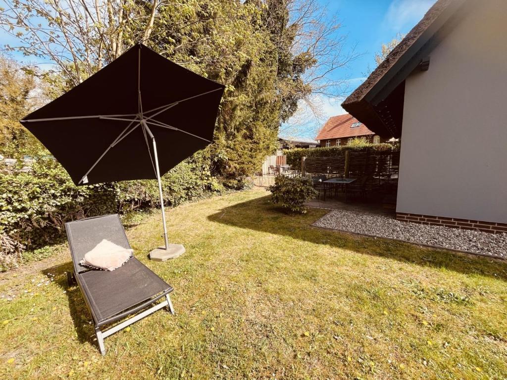 Zahrada ubytování Ferienwohnung Kimi in Wieck
