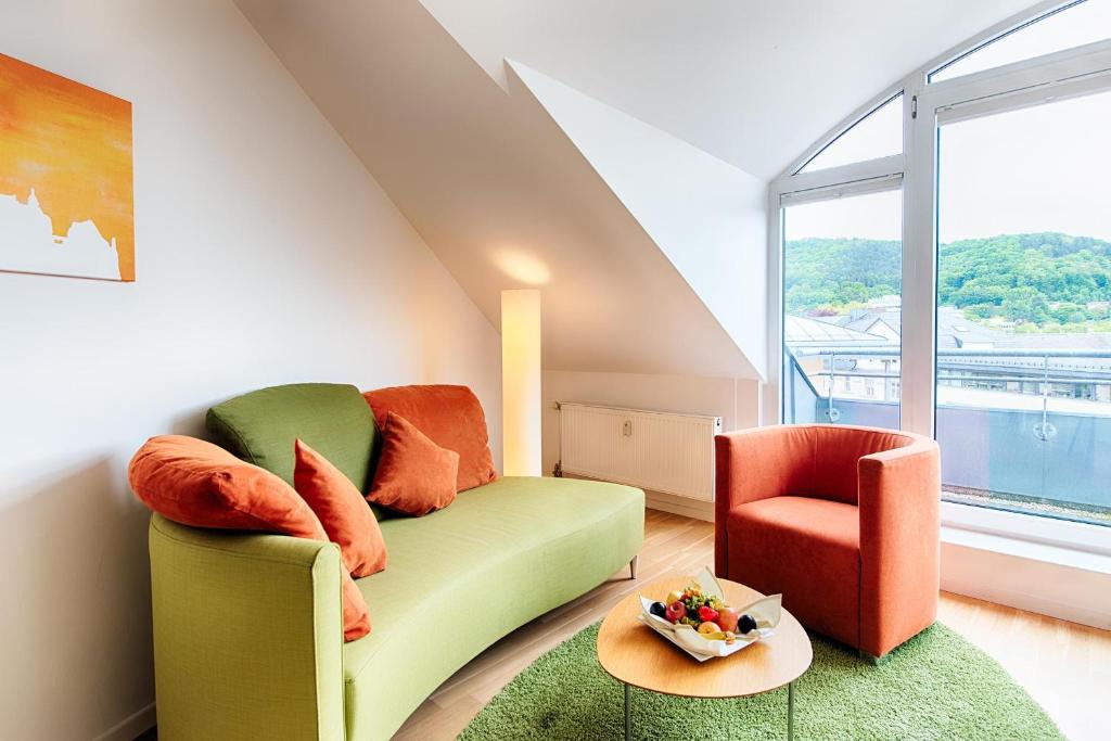 Posezení v ubytování Welcome Hotel Marburg