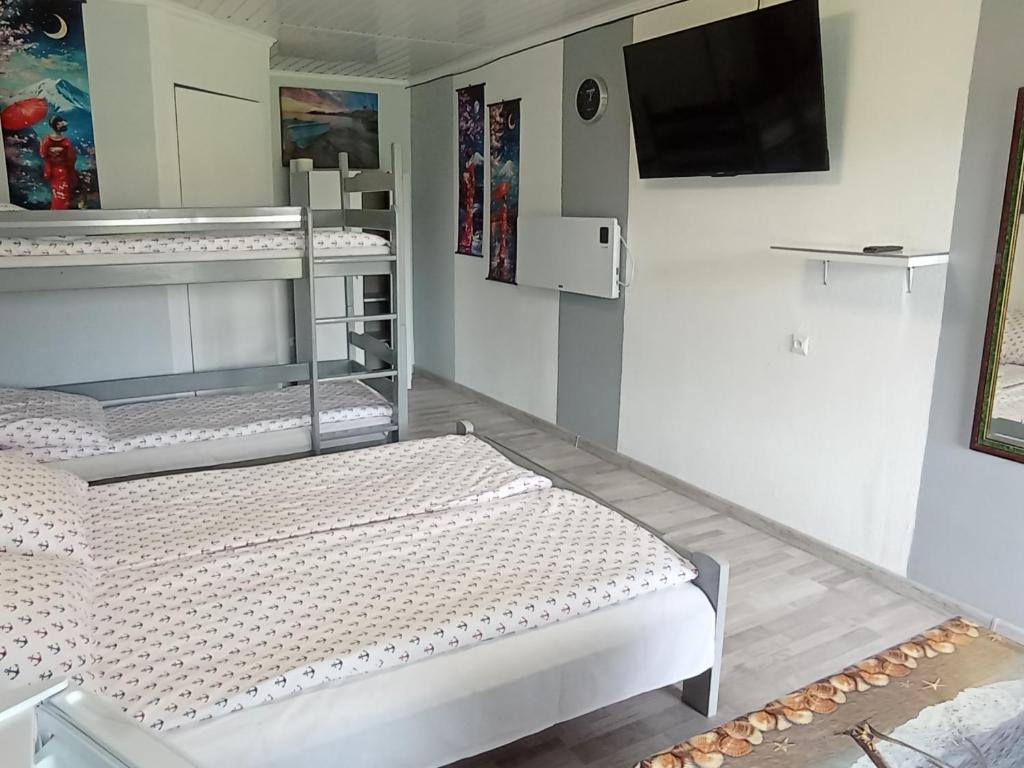Posteľ alebo postele v izbe v ubytovaní Anrema - Pokoje 21m2