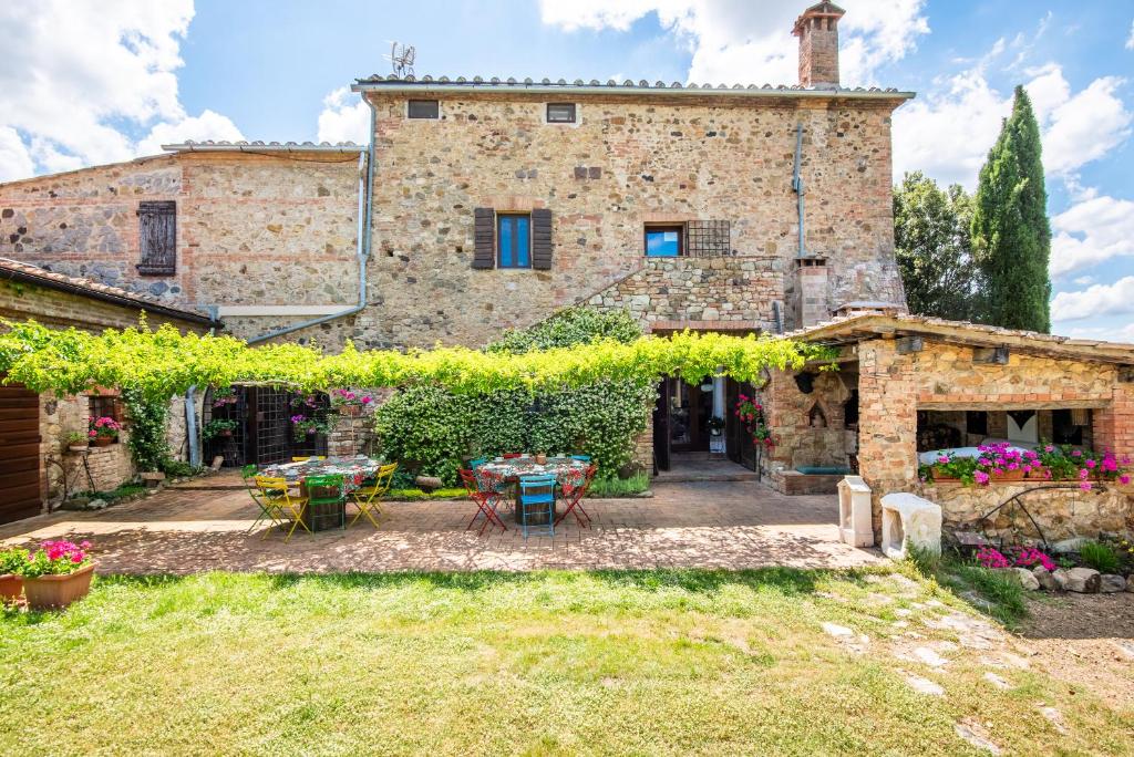 Zahrada ubytování Casa Rosa a Murlo