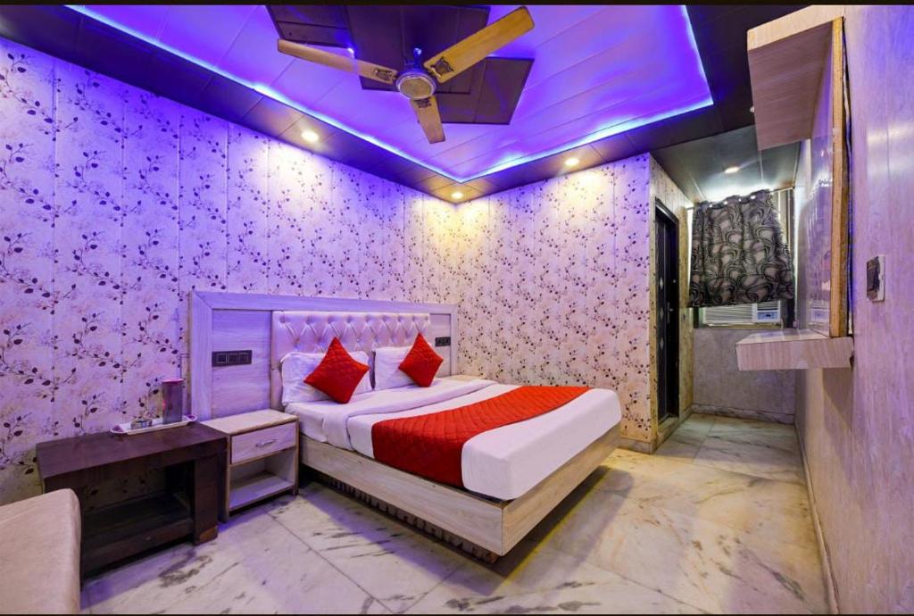 Letto o letti in una camera di SONA NEW DELHI RAILWAY Station
