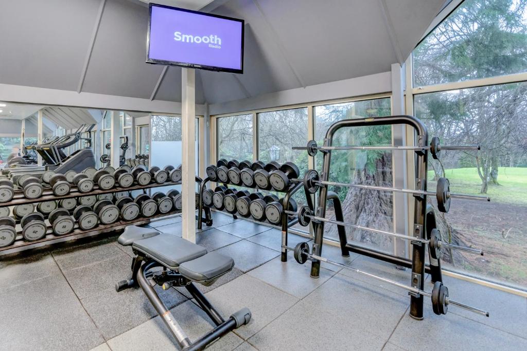 Fitness centrum a/nebo fitness zařízení v ubytování The Landmark Hotel and SPA Leisure Club a Palette hotel