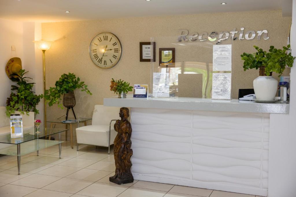 Vstupní hala nebo recepce v ubytování Alecos Hotel Apartments