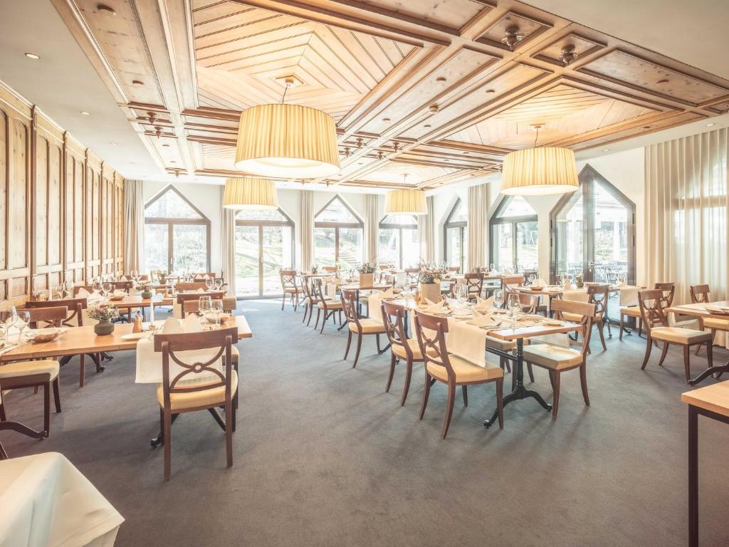 Restaurace v ubytování Resort Hof Weissbad
