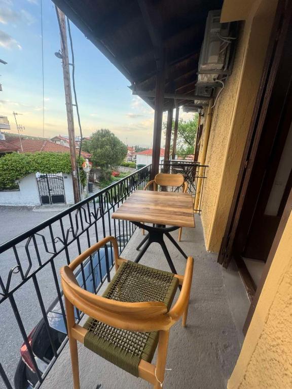 Balkón nebo terasa v ubytování Kallisto Traditional Guesthouse