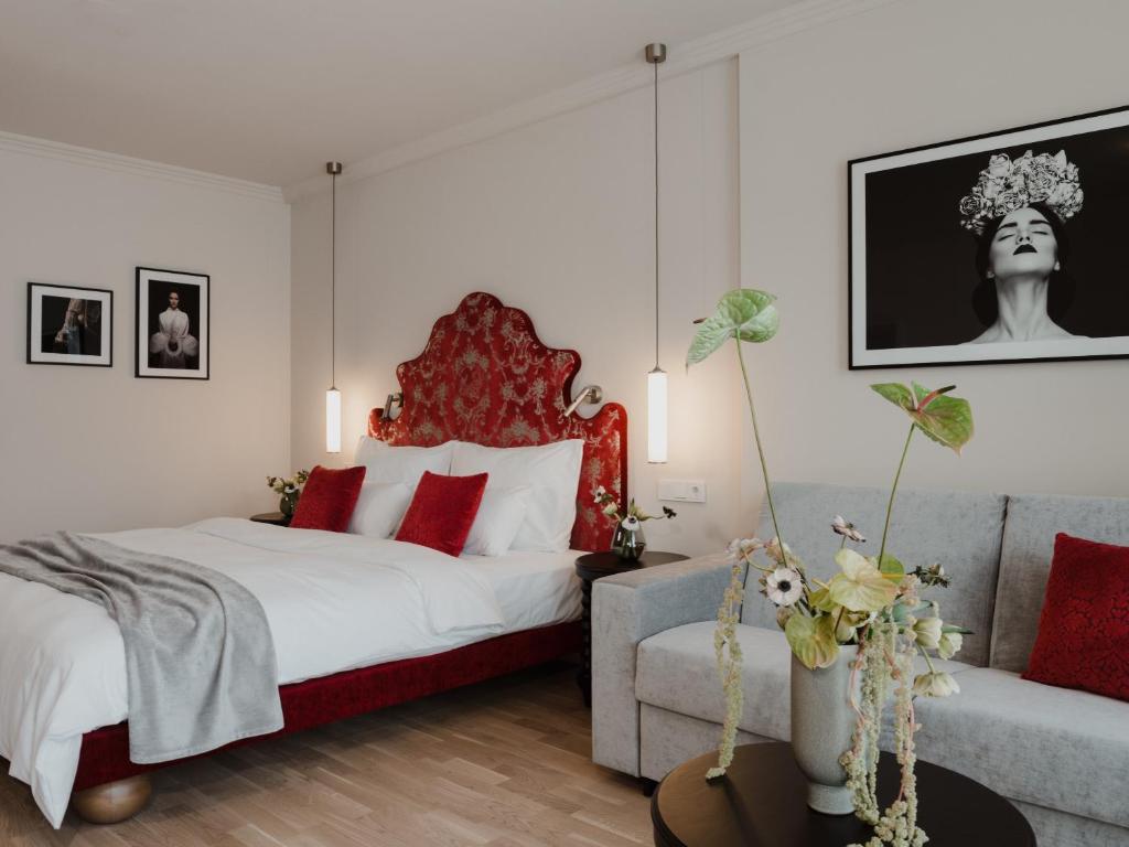 Letto o letti in una camera di Grand Elisabeth