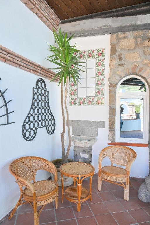 Posezení v ubytování Resort Punto Azzurro