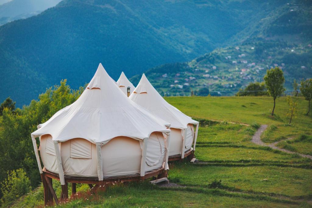 Příroda nedaleko luxury tent