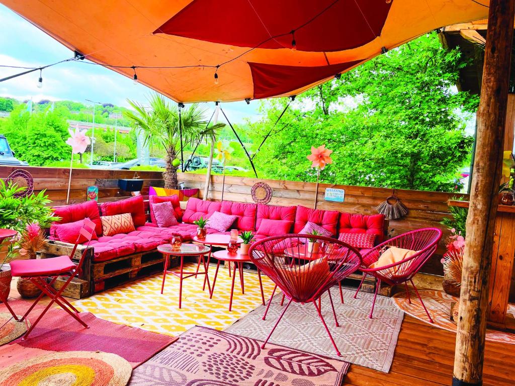 Posezení v ubytování Hotel Verviers Van der Valk
