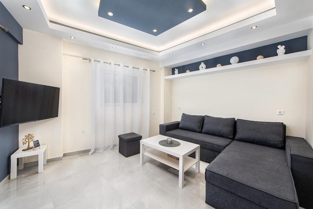 Et opholdsområde på Modern Colorful House 3