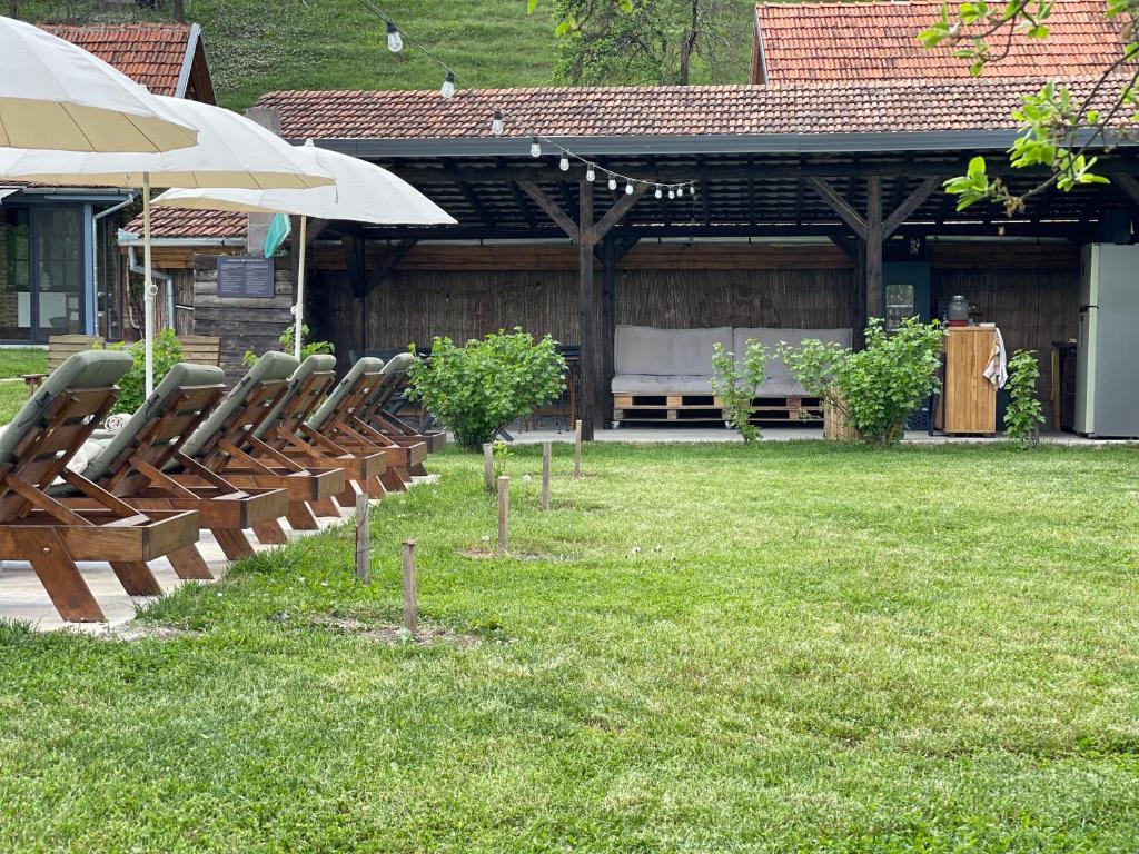 Zahrada ubytování Loft Treehouse