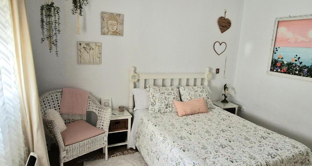 Postel nebo postele na pokoji v ubytování Casa D’Amelia