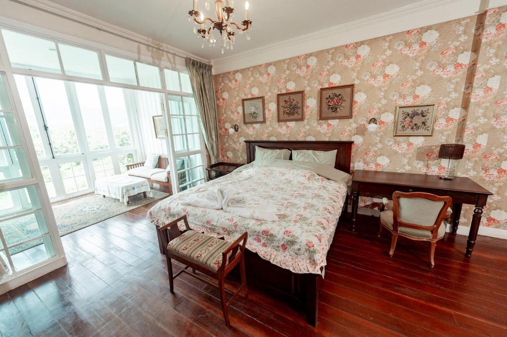 Letto o letti in una camera di Hacienda Home