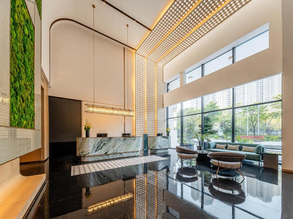 Posezení v ubytování EVEN Hotel Chengdu High-Tech Zone, an IHG Hotel