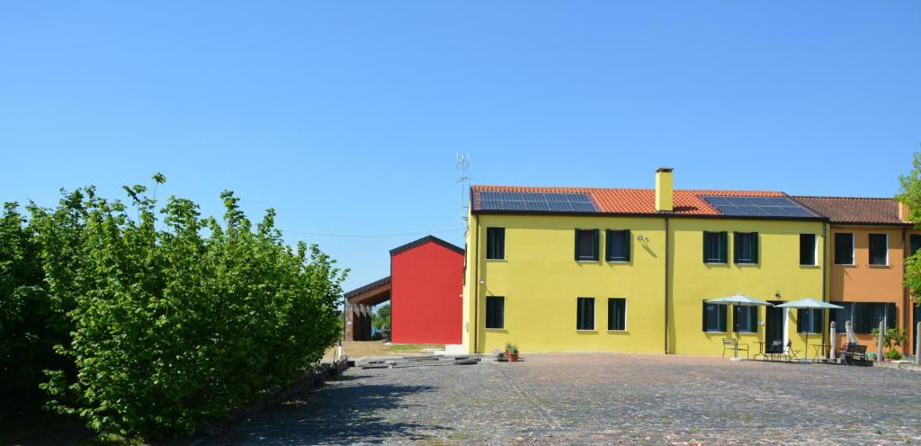 Budova, kde se bed and breakfast nachází