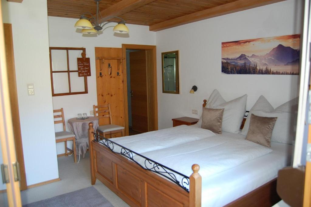 Postel nebo postele na pokoji v ubytování Haus Hager