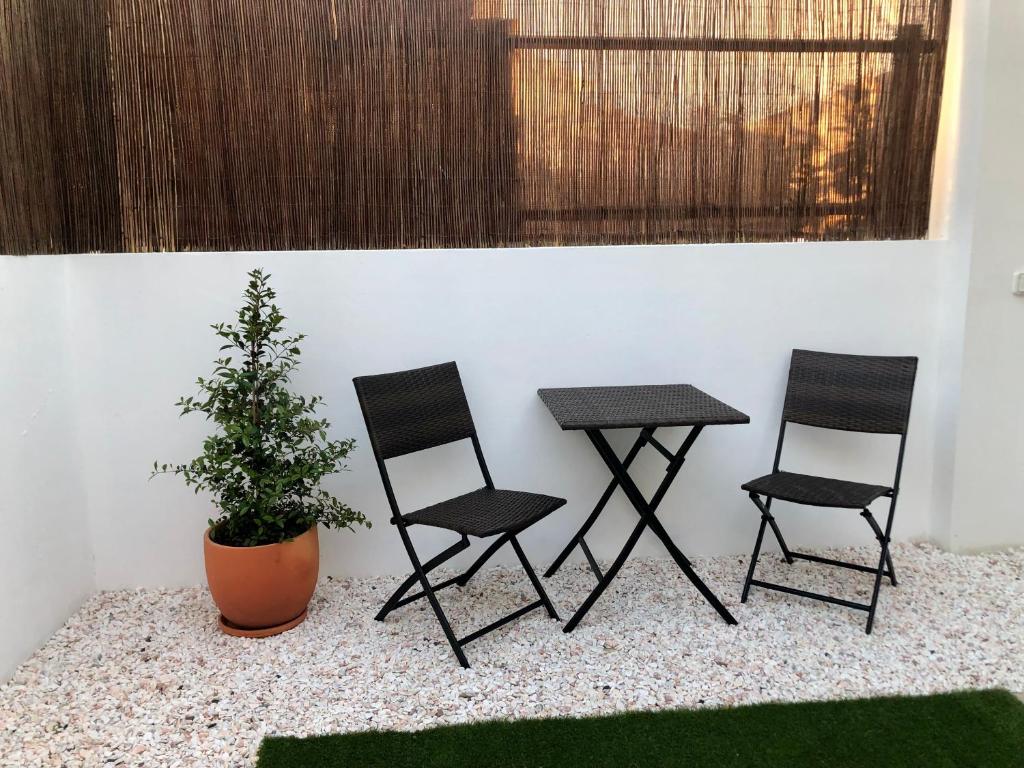 Patio nebo venkovní prostory v ubytování Nareia