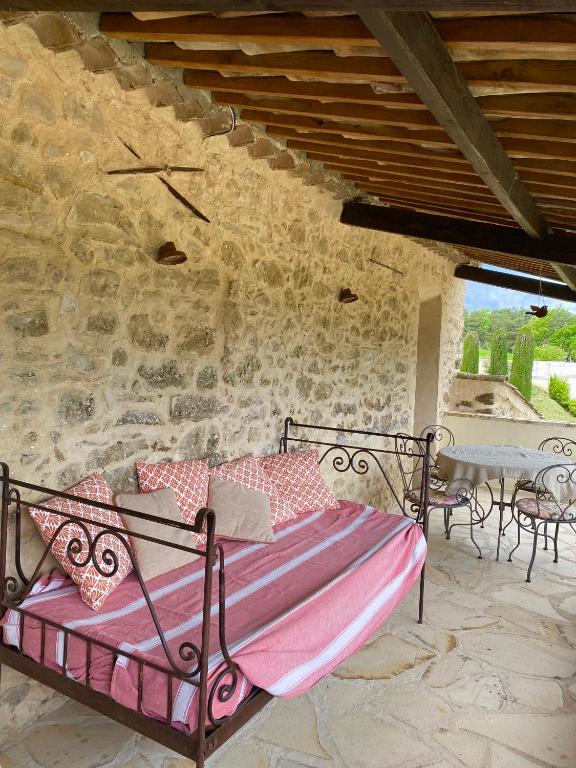 Posteľ alebo postele v izbe v ubytovaní La Magnanerie en Provence
