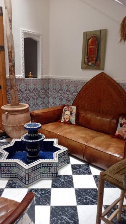 Posezení v ubytování RIAD Le shams