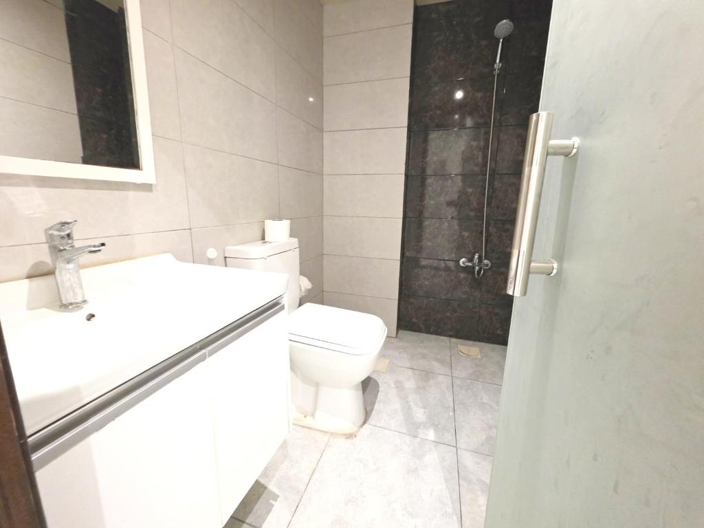 Koupelna v ubytování Sama Hamra Hotel