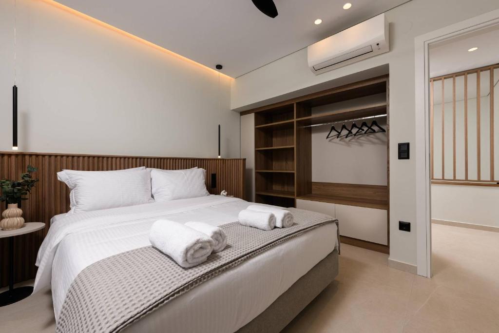 Postel nebo postele na pokoji v ubytování Odeum Luxury Living