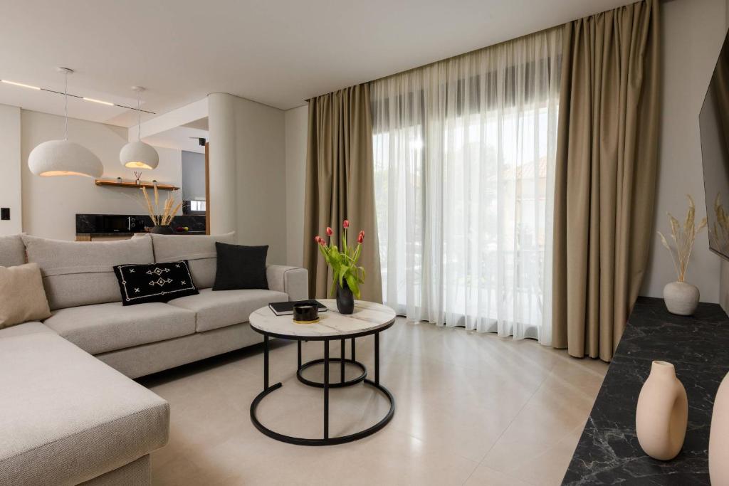 Posezení v ubytování Odeum Luxury Living
