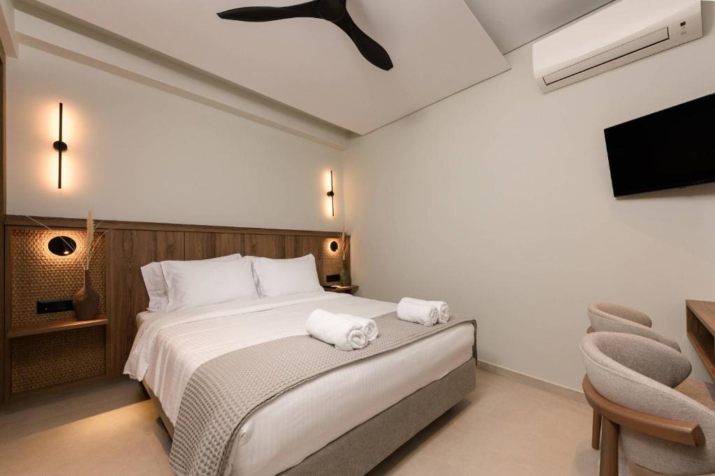 Postel nebo postele na pokoji v ubytování Odeum Luxury Living