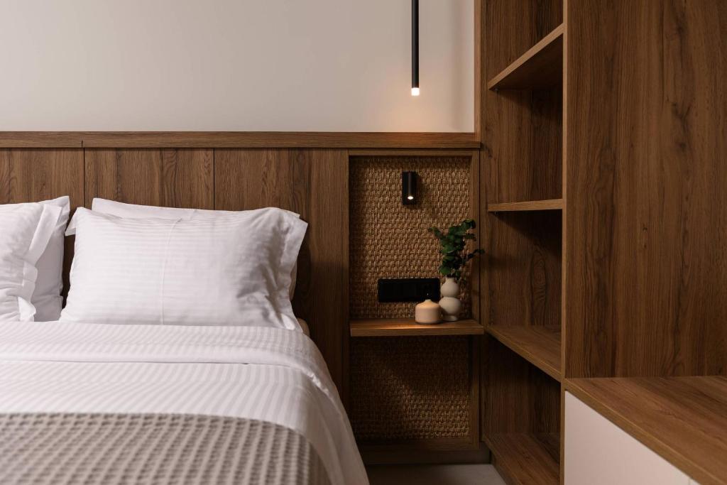 Postel nebo postele na pokoji v ubytování Odeum Luxury Living