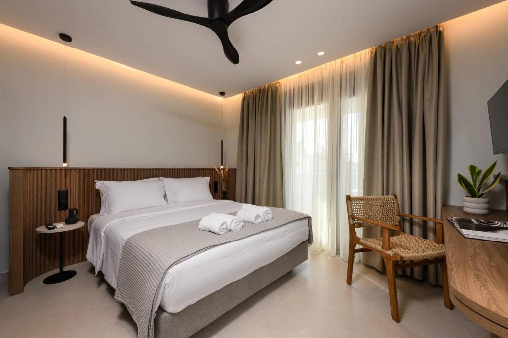 Postel nebo postele na pokoji v ubytování Odeum Luxury Living