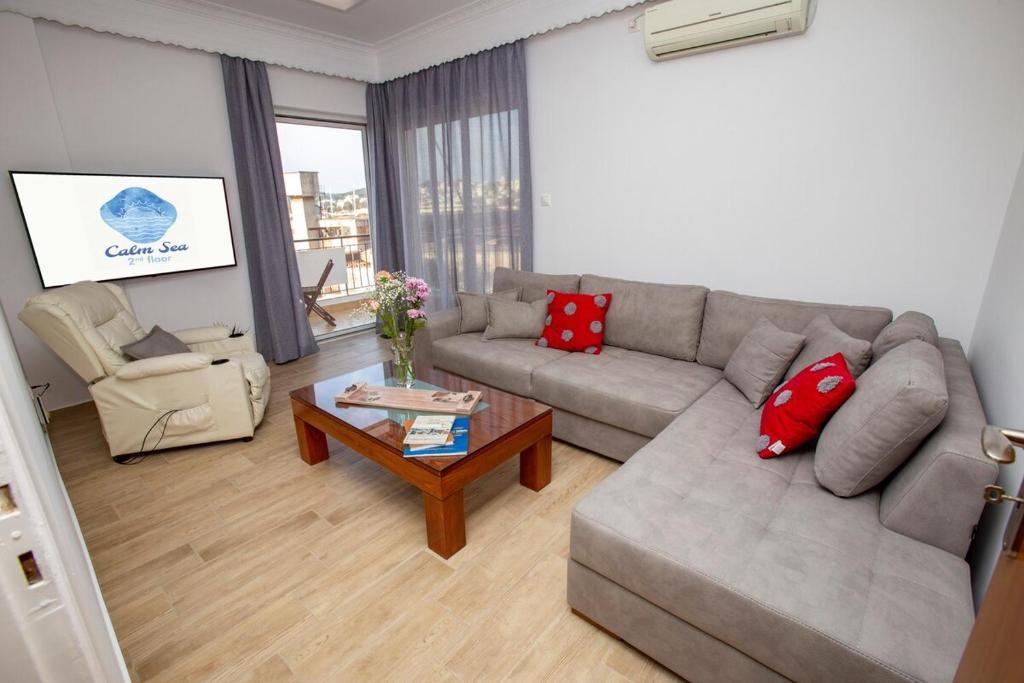 Posezení v ubytování Calm Sea