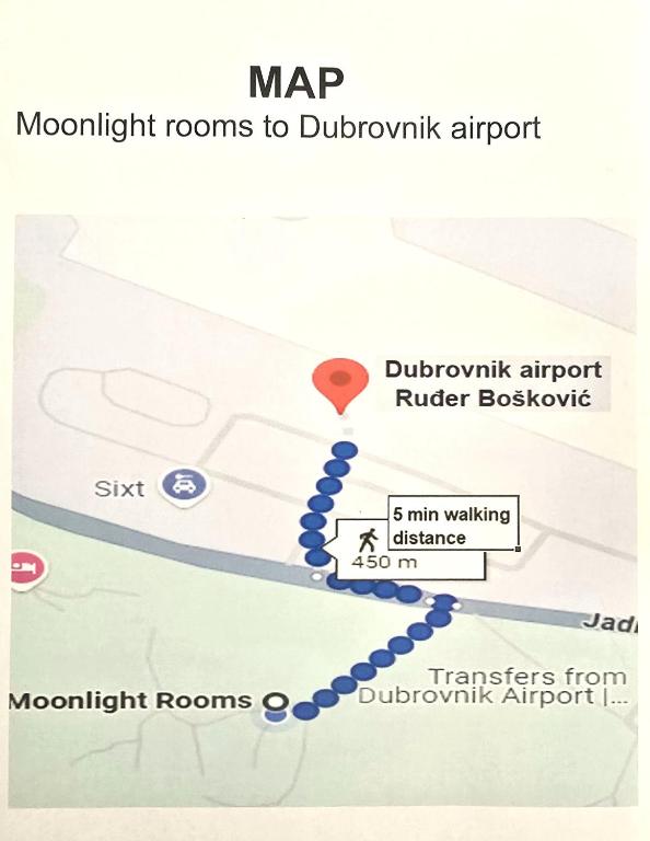 Fotografia z galérie ubytovania Dubrovnik airport - Moonlight rooms v destinácii Močići