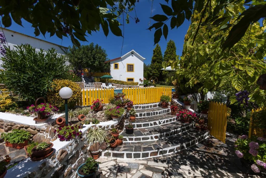 Zahrada ubytování Quinta de Vale Escuro
