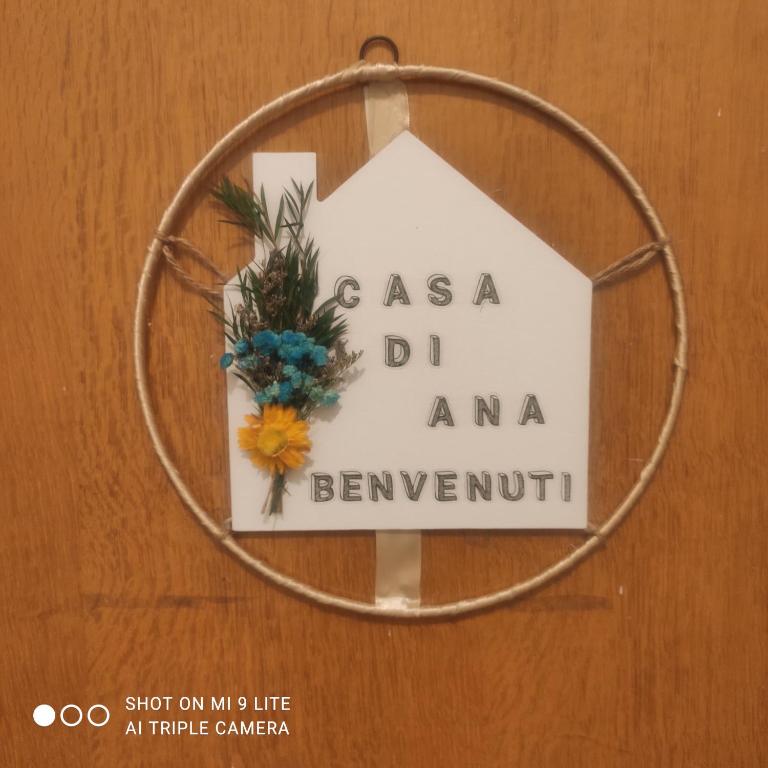 Certifikát, hodnocení, plakát nebo jiný dokument vystavený v ubytování Casa di Ana