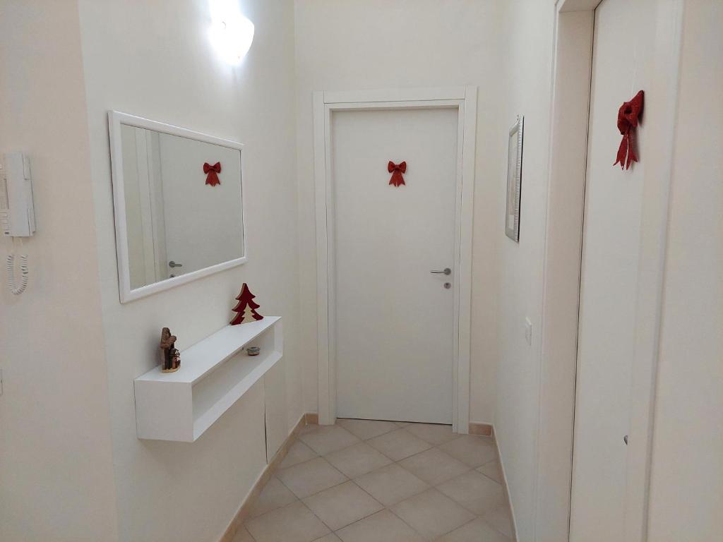 Koupelna v ubytování Casa Chilù