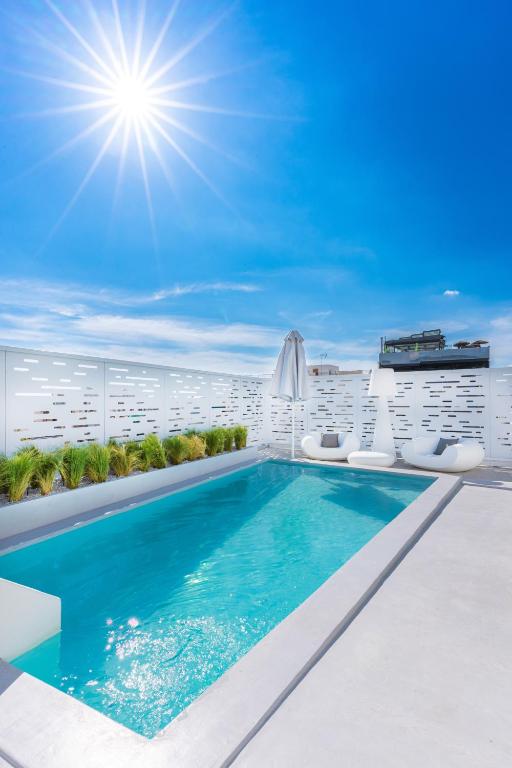 The swimming pool at or close to Ma Maison N5, Private Heated Pool, Acropolis View