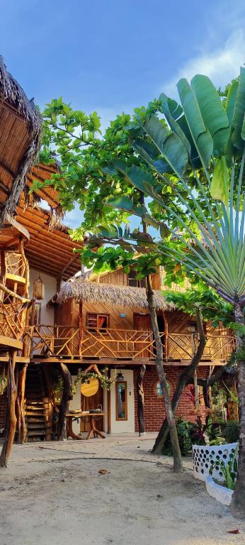 Zahrada ubytování Hostal Olmito Canoa