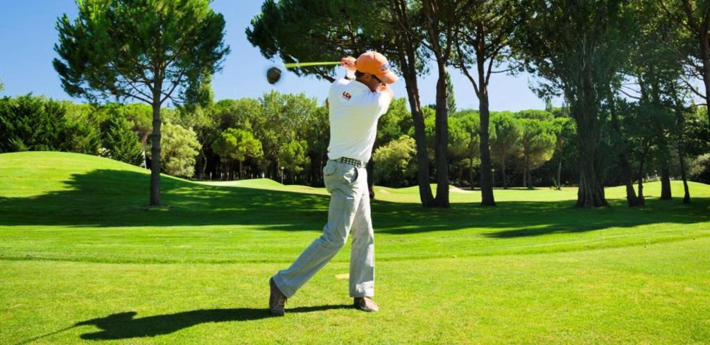 Golf pri vile alebo okolí