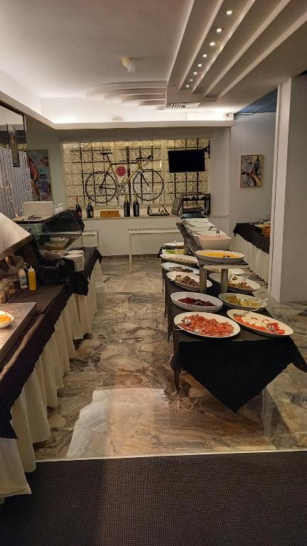 Kuchyň nebo kuchyňský kout v ubytování Hotel Gambrinus