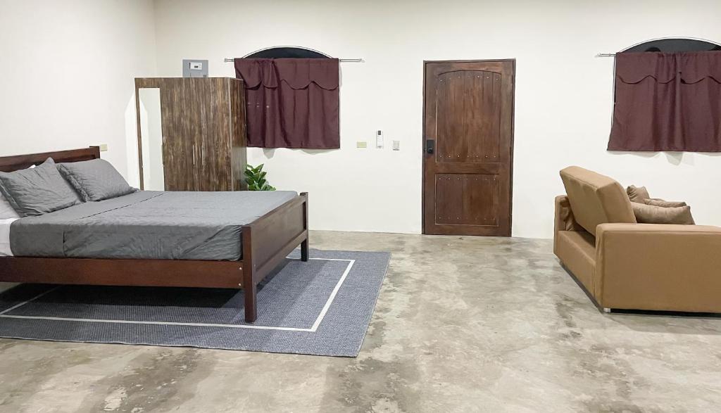 Χώρος καθιστικού στο Tres Cielos Cabañas