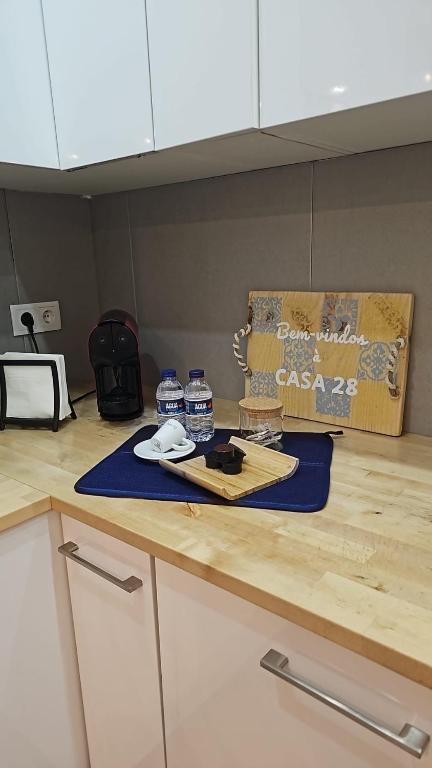 Кухня или мини-кухня в Casa 28
