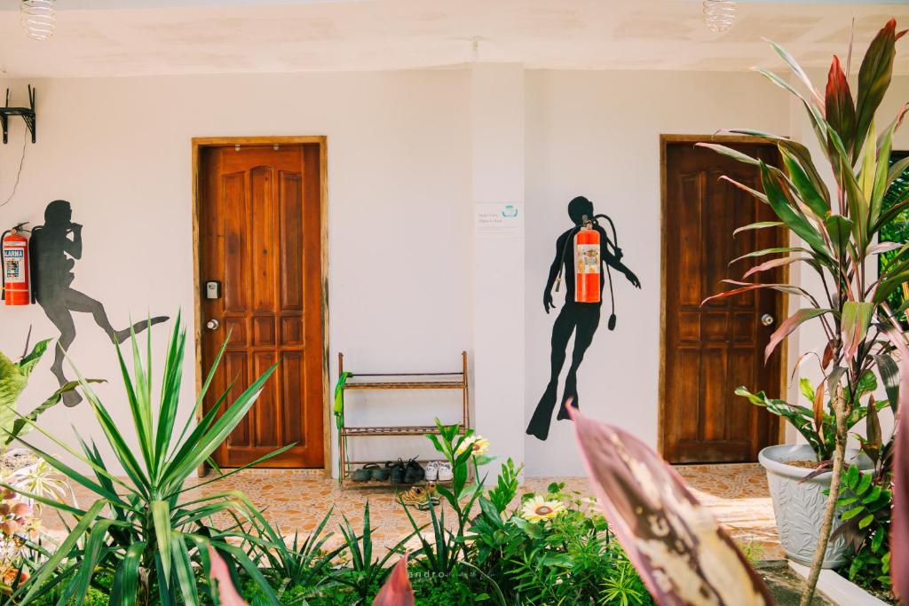 Zahrada ubytování Ananas Guesthouse