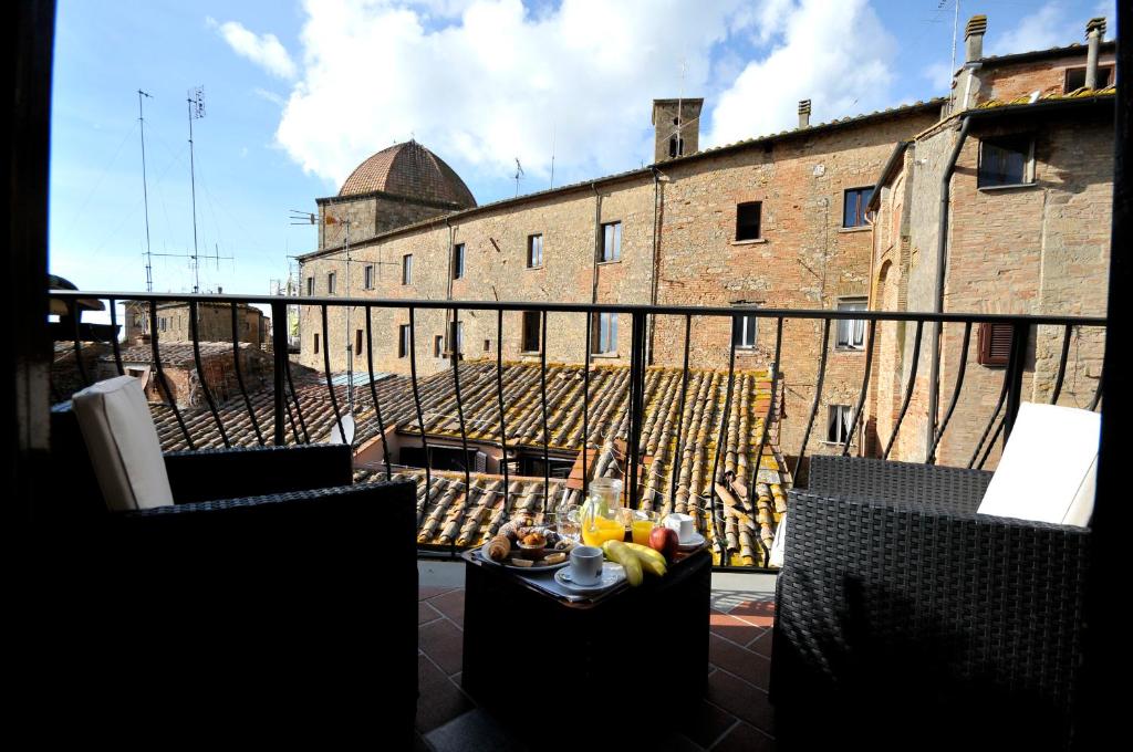 Balkón nebo terasa v ubytování Hotel Volterra In Superior
