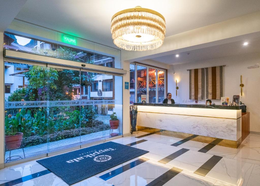Vstupní hala nebo recepce v ubytování Hotel Taypikala Machupicchu