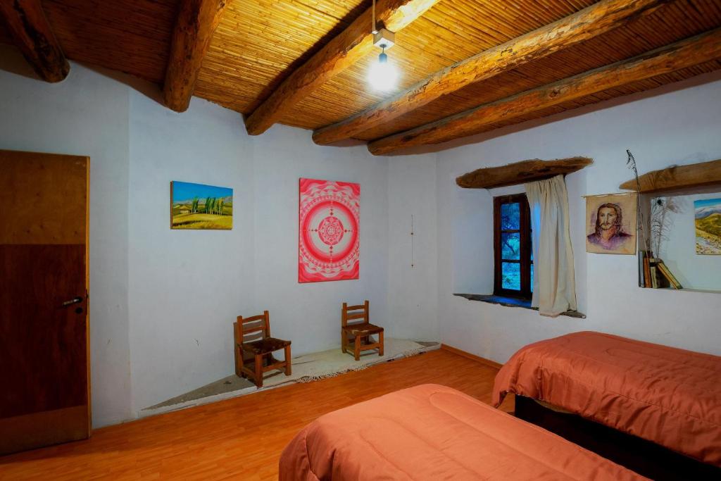 Postel nebo postele na pokoji v ubytování Cerco del Trigo