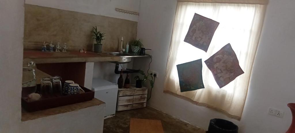 Kuchyň nebo kuchyňský kout v ubytování Barefoot Inn Kandy