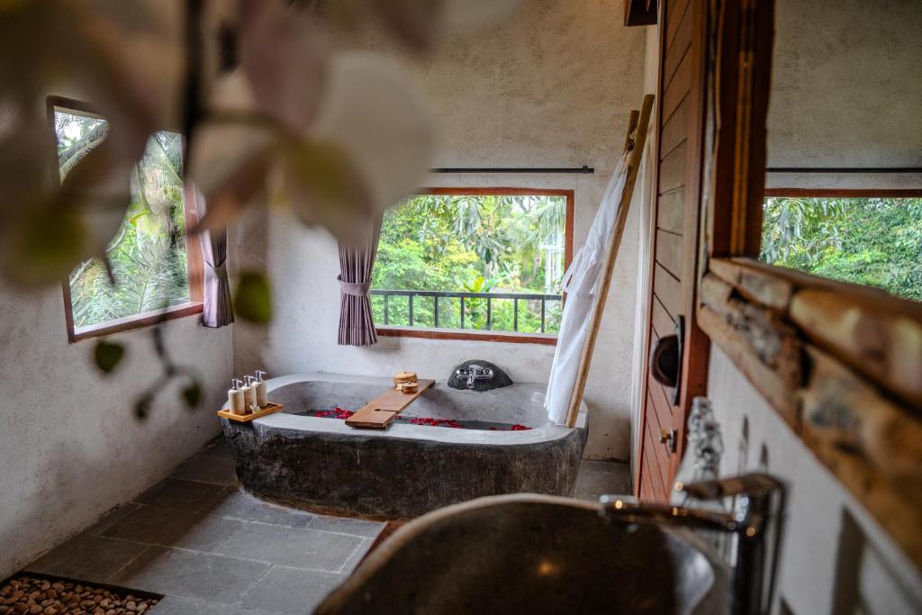 Posezení v ubytování Hoshi Jungle Resort