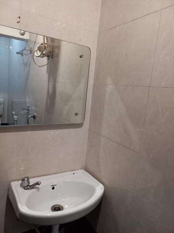 Koupelna v ubytování Raghunandan Residency