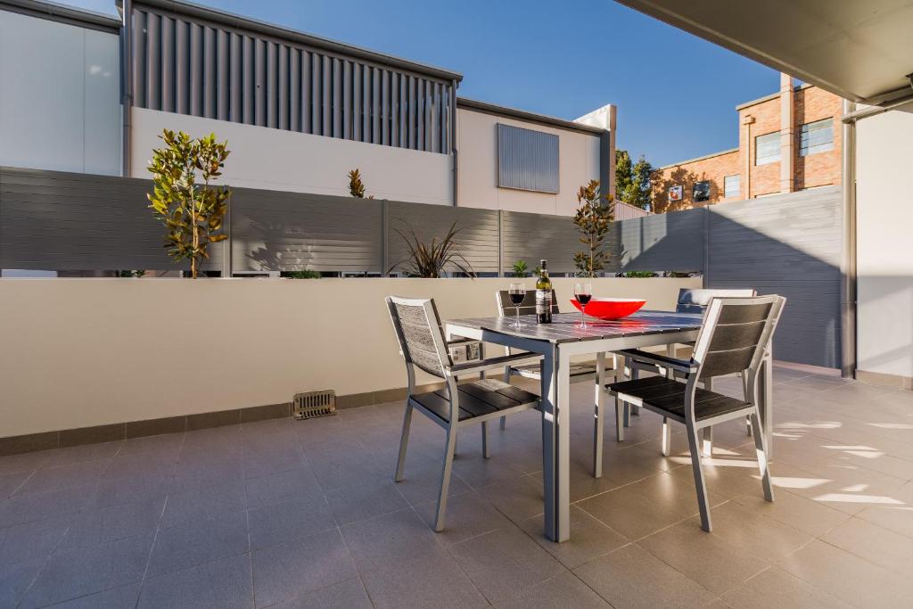 Balkón nebo terasa v ubytování Hamilton Executive Apartments