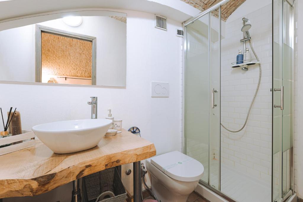 Kúpeľňa v ubytovaní Trieste Art Loft