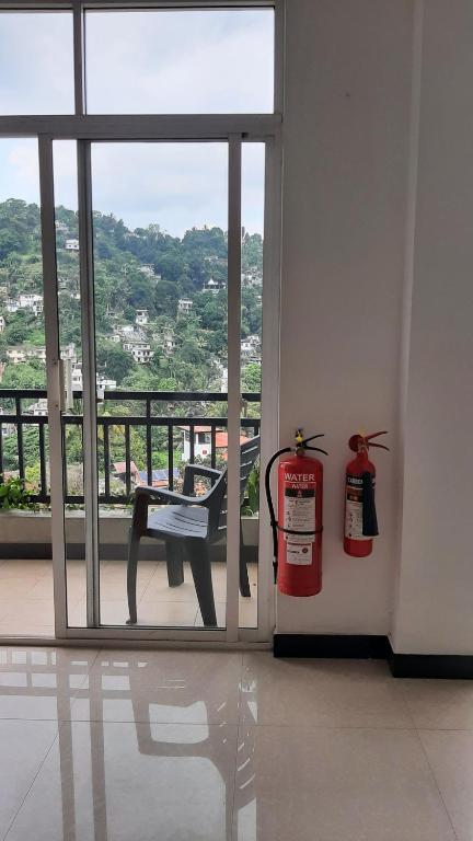 Balkón nebo terasa v ubytování Terrace Kandy